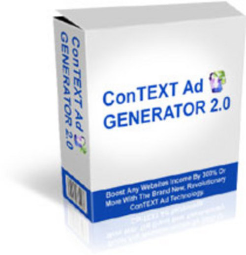 Product picture Context Ad Generator 2.0 Comes with Master Resell Rights!